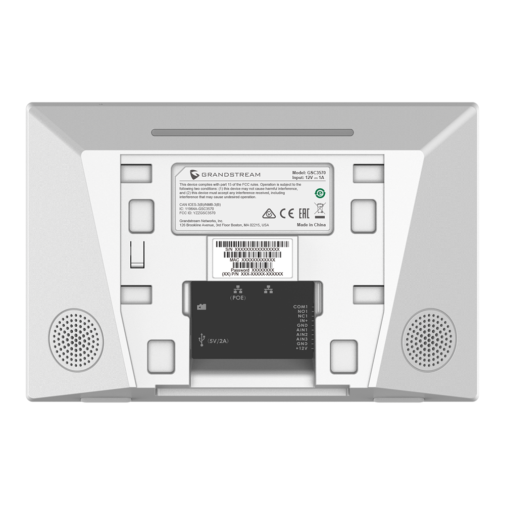 Intercomunicador IP Grandstream GSC3570_BACK