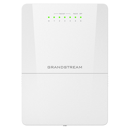 Switch Para Exterior 6 Puertos Gigabit 1 Puerto SFP Grandstream GWN7710R