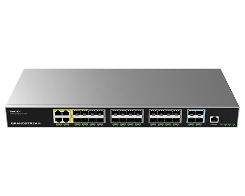 Switch 24 puertos 1Gbps SFP+ Grandstream Capa 3 GWN7831